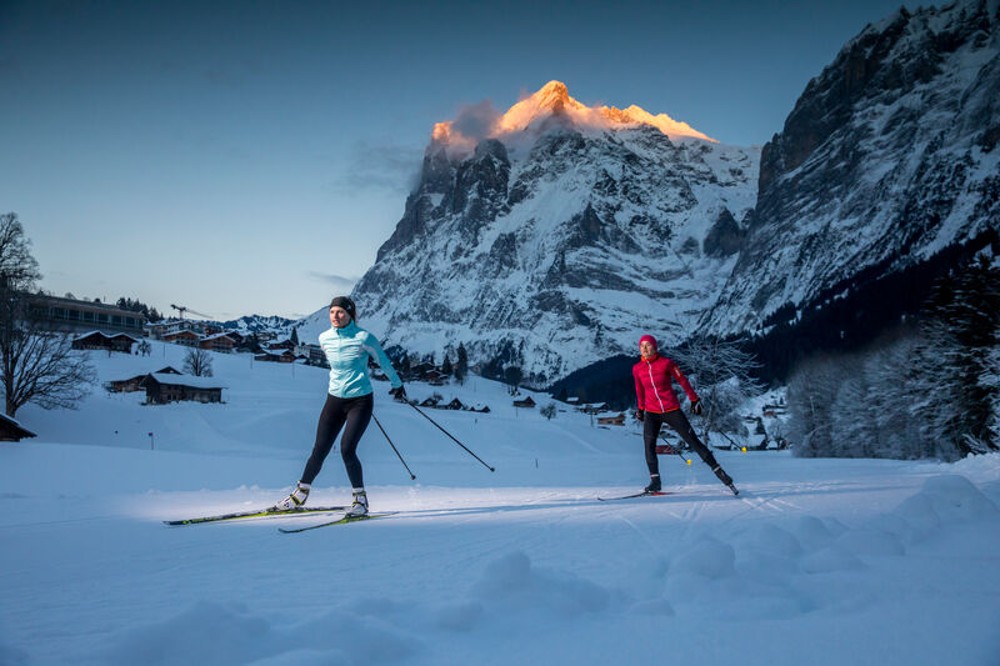 Wo in den Alpen Skilanglauf gehen